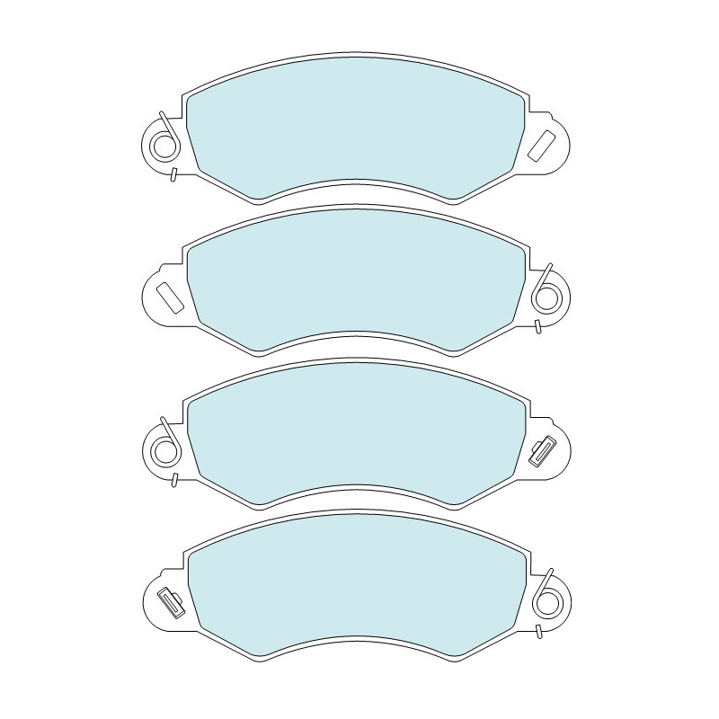 Alternative view of GCB Front Brake Pads DB1982 Suitable For LDV V80 2.5 D