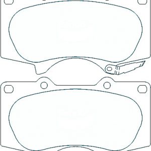 Alternative view of GCB Front Brake Pads DB1482 Suitable For Lexus LX URJ201