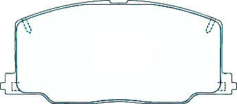 Alternative view of Suitable For Toyota Celica ST185 GT4 8/91-9/93 DB1129 Front Disc Brake Pads