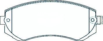 Alternative view of Suitable For Nissan Silvia 2.0 [S14, S15] SR20DE 93-96 DB1148 Rear Brake Pads