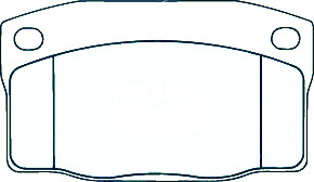 Alternative view of Suitable For Daewoo Cielo 1.5 95-97 DB1164 Front Disc Brake Pads