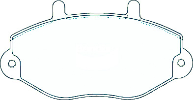 Alternative view of Suitable For Ford Transit 130 150 190 Van 92-01 DB1317 Front Disc Brake Pads