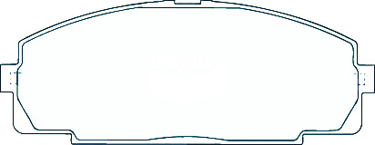 Alternative view of Suitable For Toyota Hiace Touring H40 97-02 DB1328-DB1396 Front Rear Brake Pads