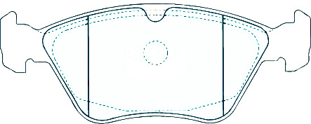 Alternative view of Suitable For Holden Calibra [YE] 92-97 DB1341-DB1229 Front Rear Disc Brake Pads