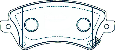 Alternative view of Suitable For Corolla ZZE122 1.8 African 01-ON DB1714 DB1920 F R Disc Brake Pads