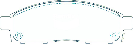 Alternative view of Suitable For Mitsubishi L200 TRITON 05-On DB1774 FRONT Disc Brake Pads