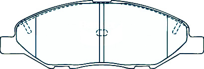 Alternative view of Suitable For Nissan Sylphy 1.5 A 2011-On DB1819 Front Disc Brake Pads