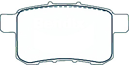 Alternative view of Suitable For Honda Accord 2.4 3.5 [CP] 07-13 DB1953 Rear Disc Brake Pads