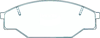 Alternative view of Suitable For Toyota Dyna BU78 BU91 BU94 88-91 DB318 Front Disc Brake Pads