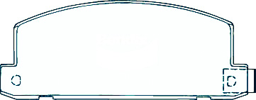 Alternative view of Suitable For Isuzu Big Horn 2.0 UBS12 UBS13 83-86 DB395 Front Disc Brake Pads