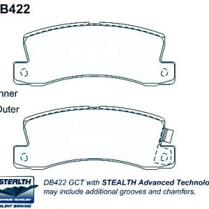 Suitable For Lexus ES300 MCV20 96-01 DB1345-DB422 Front Rear Brake Pads - Image 3