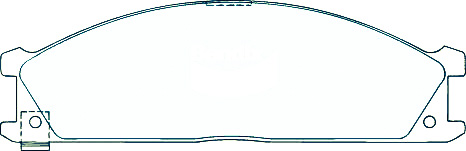 Alternative view of Suitable For Nissan NAVARA D22 1997-2008 DB438 Front Disc Brake Pads