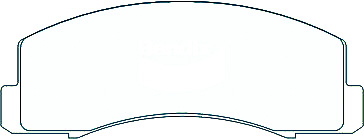 Alternative view of Suitable For Holden Apollo 2.0 [JK JL] 89-93 DB1110 Front Disc Brake Pads
