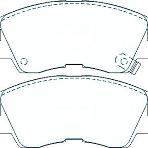 Alternative view of Suitable For Mitsubishi ASX XA 10-16 DB1113 Front Disc Brake Pads