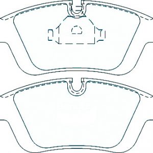 Alternative view of Suitable For BMW 3 Series 90-99 DB1224-DB1245 Front Rear Disc Brake Pads