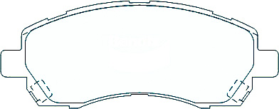 Alternative view of Suitable For Subaru Impreza 1.6 1.8 2.0 2WD 1996-1998 DB1363 Front Brake Pads