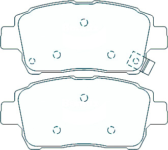Alternative view of Suitable For Toyota Corolla ZZE122R 1.8 01-18 Jap F R DB1422-DB1429 JTD VIN Brake Pads