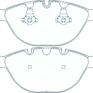 Alternative view of Suitable For BMW M6 [E63 E64] 05-09 DB1495 Front Disc Brake Pads