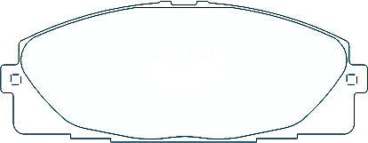 Alternative view of Suitable For Toyota Hiace 05-On H200-H220 Series DB1772 Front Disc Brake Pads