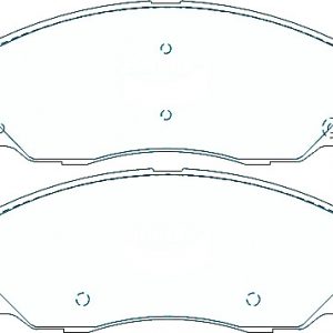 Suitable For Holden Captiva [CG] DB1850 DB1862 Front Rear Brake Pads - Image 3