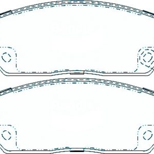 Alternative view of Suitable For Toyota Camry 2.4 Sed AU ACV40 07/06-09/11 DB2243 Front Brake Pads