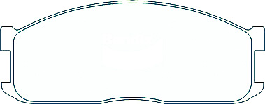 Alternative view of Suitable For Ford Econovan 2.0 [JG] Maxi Van 97-00 DB388 Front Disc Brake Pads