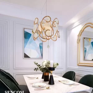 Alternative view of Đèn chùm Serips pha lê nhập khẩu HĐ33