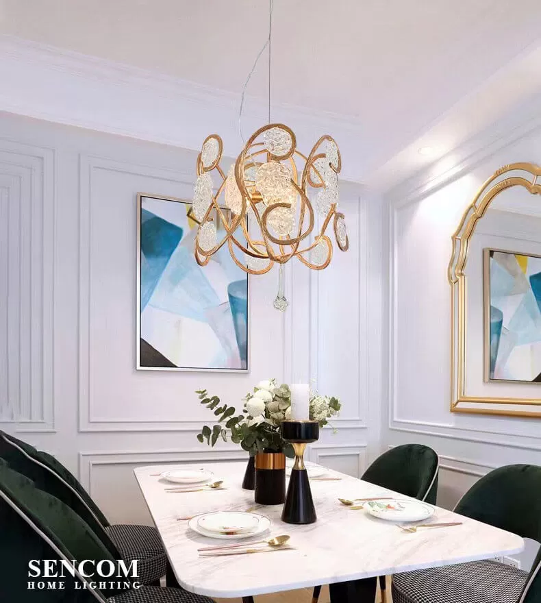 Đèn chùm Serips pha lê nhập khẩu HĐ33