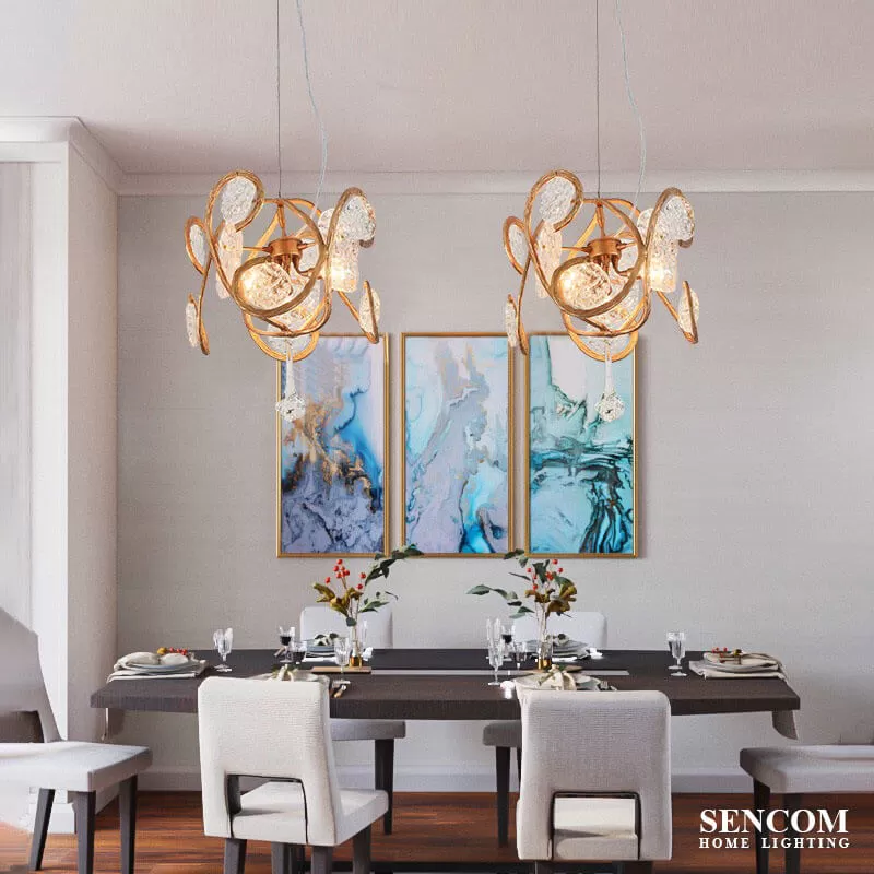 Đèn chùm Serips pha lê nhập khẩu HĐ33