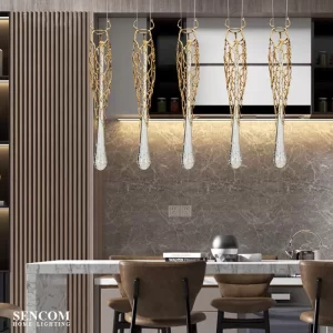 Alternative view of Đèn chùm Serips pha lê nhập khẩu HĐ35