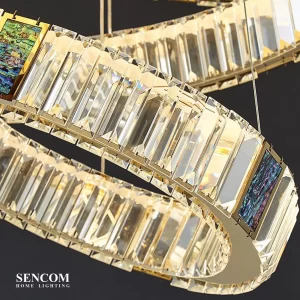 Alternative view of Đèn chùm pha lê cao cấp SC0246-SR